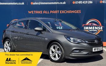 Vauxhall Astra 1.4i Turbo SRi Hatchback 5dr Petrol Manual Euro 6 (150 ps)