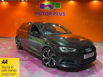 AUDI S3 2.0 TFSI Black Edition Sportback 5dr Petrol S Tronic quattro Eur