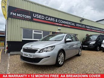 Peugeot 308 1.2 PureTech Active Estate 5dr Petrol Manual Euro 6 (s/s) (130 p