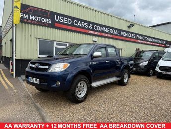 Toyota Hi Lux TOYOTA  HILUX 3.0 D4D DIESEL PICK UP BLUE NO VAT!!!