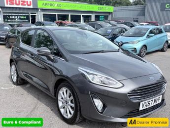 Ford Fiesta Grey 1.0T EcoBoost Titanium hatchback, 52,000 miles, Euro 6, ULE