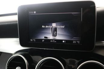 MERCEDES-BENZ C-CLASS 2.0 C200 Sport Saloon 4dr Petrol G-Tronic+ Euro 6 (s/s) (184 ps)