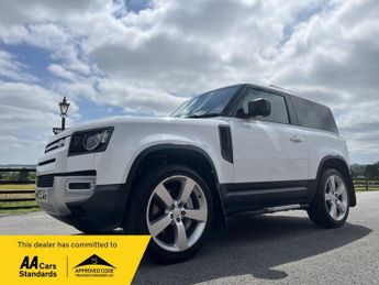 Land Rover Defender 250 3.0 D250 MHEV HSE SUV 3dr Diesel Auto 4WD Euro 6 FUJI WHITE
