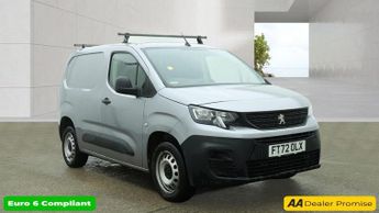 Peugeot Partner Grey 1.5 BlueHDi Professional Premium+ van, 49,800 miles, Euro 6