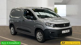 Peugeot Partner Grey 1.5 BlueHDi Professional van, 20,400 miles, Euro 6, 5-Speed