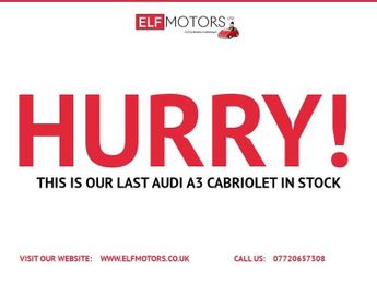 AUDI A3 CABRIOLET 2.0 TFSI Sport Convertible 2dr Petrol S Tronic Euro 5 (200 ps)