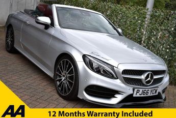 Mercedes C Class C220d AMG LINE CABRIOLET 9G-TRONIC AUTO 168 BHP (EURO 6)
