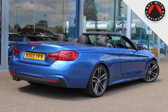 BMW 4 SERIES 2.0 420i GPF M Sport Convertible 2dr Petrol Auto Euro 6 (s/s) (1