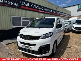Vauxhall Vivaro 1.5 Turbo D 2900 Sportive Panel Van 5dr Diesel Manual L2 H1 Euro