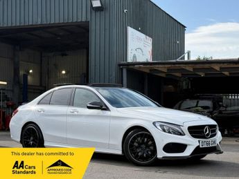 Mercedes C Class 2.1 C220d AMG Line (Premium) Saloon 4dr Diesel G-Tronic+ Euro 6 