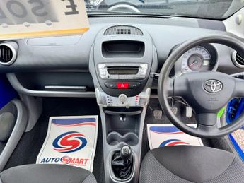 TOYOTA AYGO 1.0 VVT-i Blue Hatchback 3dr Petrol Manual Euro 4 (67 bhp)