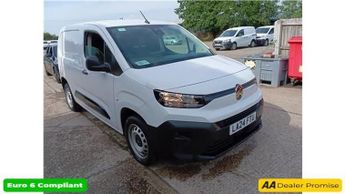 Citroen Berlingo White 1.5 BlueHDi Enterprise M van, 13,400 miles, Euro 6, 6-spee