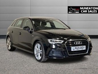 AUDI A3 1.5 TFSI CoD 35 S line Sportback 5dr Petrol S Tronic Euro 6 (s/s
