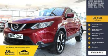 Nissan Qashqai 1.5 dCi N-Connecta SUV 5dr Diesel Manual Euro 6 (s/s) (110 ps)