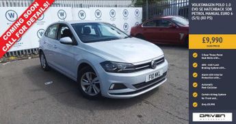 Volkswagen Polo 1.0 EVO SE Hatchback 5dr Petrol Manual Euro 6 (s/s) (80 ps)