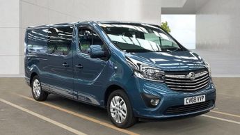Vauxhall Vivaro 1.6 CDTi 2900 ecoTEC Limited Edition Nav LWB 6 SEAT NO VAT VAN E