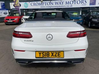 MERCEDES-BENZ E CLASS 2.0 E220d AMG Line (Premium) Cabriolet 2dr Diesel G-Tronic+ Euro