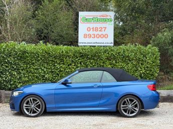 BMW 2 SERIES 1.5 218i M Sport Convertible 2dr Petrol Auto Euro 6 (s/s) 