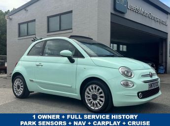 Fiat 500 1.0 MHEV Lounge Convertible 2dr Petrol Manual Euro 6 (s/s) (70 b