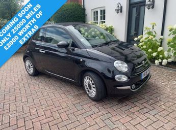Fiat 500 0.9 TwinAir Lounge Convertible 2dr Petrol Manual Euro 6 (s/s) (1