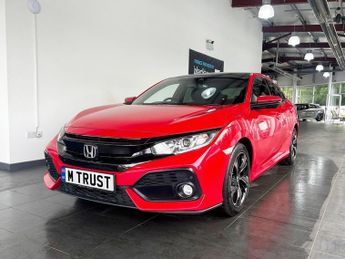HONDA CIVIC 1.0 VTEC Turbo EX Hatchback 5dr Petrol CVT Euro 6 (s/s) (126 ps)