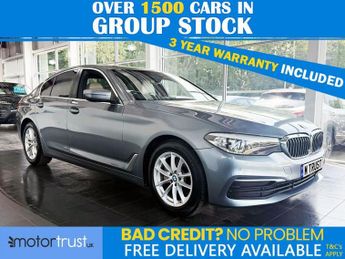 BMW 5 Series 2.0 520d SE Saloon 4dr Diesel Auto Euro 6 (s/s) (190 ps) F/S/H! 