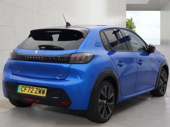 PEUGEOT E-208 50kWh GT Hatchback 5dr Electric Auto (7kW Charger) (136 ps)