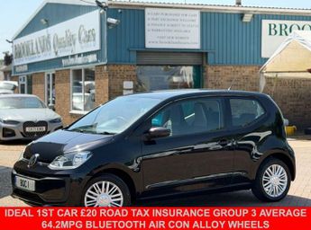 Volkswagen Up 1.0 Move up! Hatchback 3 Door Deep Black Petrol Manual Euro 6 (6