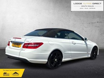 MERCEDES-BENZ E-CLASS 2.1 E220 CDI BlueEfficiency Sport Cabriolet 2dr Diesel G-Tronic+