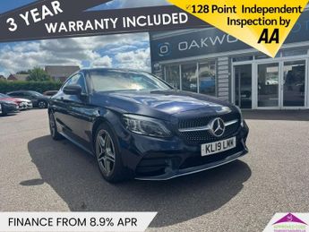 Mercedes C Class 2.0 C300d AMG Line (Premium) Coupe 2dr Diesel G-Tronic+ Euro 6 (