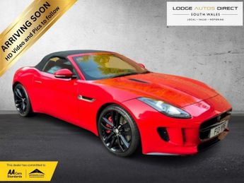 Jaguar F-Type 3.0 V6 S Convertible 2dr Petrol Auto Euro 5 (s/s) (380 ps)
