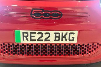 FIAT 500E 42kWh RED Hatchback 3dr Electric Auto (118 ps) Android Auto / Ap