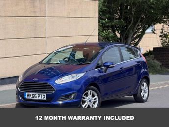 Ford Fiesta 1.25 Zetec Hatchback 5dr Petrol Manual Euro 6 (82 ps)