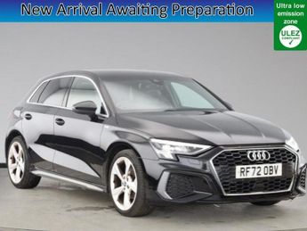 Audi A3 1.0 TFSI 30 S line Sportback 5dr Petrol S Tronic Euro 6 (s/s) (1