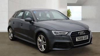 Audi A3 1.6 TDI S line Sportback 5dr Diesel Manual Euro 6 (s/s) (110 ps)
