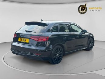 AUDI A3 1.5 TFSI CoD Black Edition Sportback 5dr Petrol S Tronic Euro 6 
