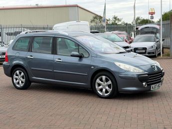 PEUGEOT 307 SW 1.6 16v SE Estate Iron Grey Petrol Tiptronic (194 g/km, 110 bhp)