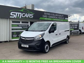 Vauxhall Vivaro 1.6 CDTi 2900 Panel Van 5dr Diesel Manual L2 H1 Euro 5 (90 ps)