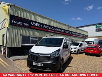 Vauxhall Vivaro 1.6 CDTi 2900 ecoFLEX Panel Van 5dr Diesel Manual L1 H1 Euro 5 (