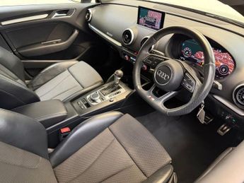 AUDI A3 1.5 TFSI CoD 35 Black Edition Sportback 5dr Petrol S Tronic Euro