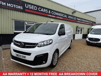 Vauxhall Vivaro 1.5 Turbo D 2900 Pro Panel Van 6dr Diesel Manual L2 H1 Euro 6 (s
