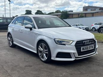 Audi A3 1.5 TFSI CoD 35 S line Sportback 5 Door Petrol Manual White Euro