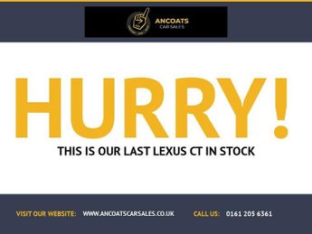 Lexus CT 1.8 200h Advance Hatchback 5dr Petrol Hybrid CVT Euro 6 (s/s) (1