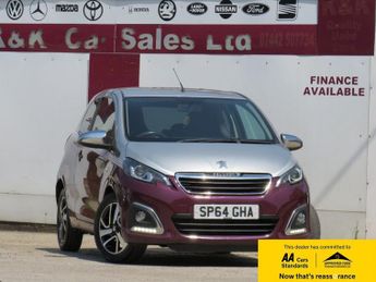Peugeot 108 1.2 VTi PureTech Allure Hatchback 3dr Petrol Manual Euro 5 (82 p