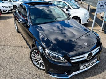MERCEDES-BENZ C CLASS 2.1 C220d AMG Line (Premium Plus) Saloon 4dr Diesel G-Tronic+ 4M