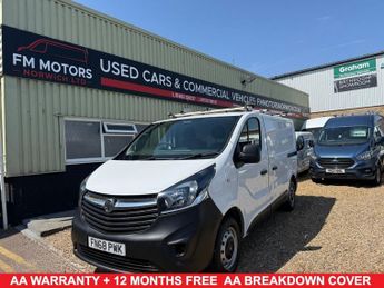 Vauxhall Vivaro 1.6 CDTi 2900 Panel Van 5dr Diesel Manual L1 H1 Euro 6 (s/s) (95