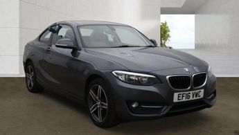BMW 218 1.5 218i Sport Coupe 2dr Petrol Manual Euro 6 (s/s) (136 ps)