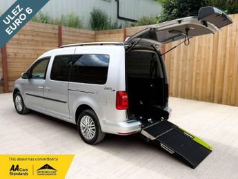 Volkswagen Caddy Maxi Life 5 Seat Auto Wheelchair Accessible Disabled Access Vehicle WAV