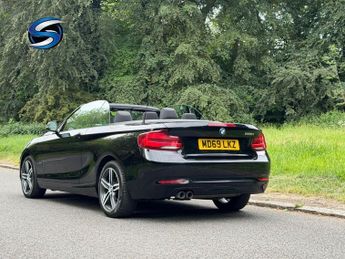 BMW 2 SERIES 2.0 220i GPF Sport Convertible 2dr Petrol Auto Euro 6 (s/s) (184