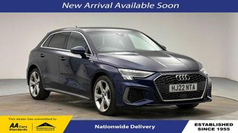 AUDI A3 1.4 TFSIe 40 S line Sportback 5dr Petrol Plug-in Hybrid S Tronic
